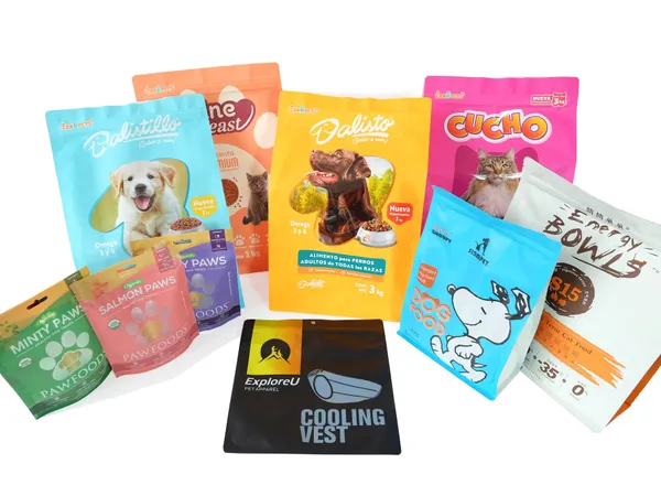 Flat Bottom Pet Packaging Pouch